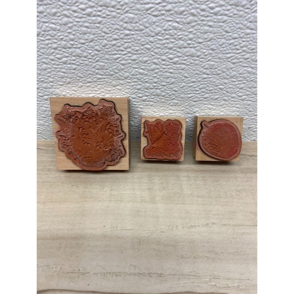 2001 Sky Kids Lot Of 3 Wood Mounted Rubber Stamps - Picture 2 of 10